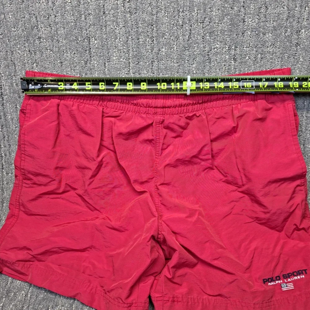 Vintage Polo Sport Ralph Lauren Swim Shorts Mens Large Baggy Shorts Swimwear 90s